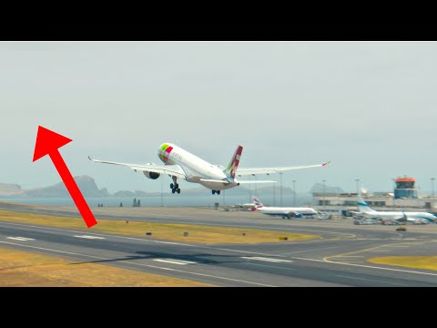 AMAZING AIRBUS A330-900 GO AROUND at Madeira Airport