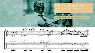 Wes Montgomery - Days of Wine and Roses  (solo transcription)