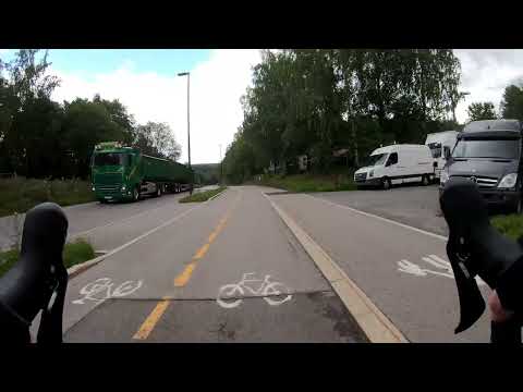 Haugerud til Lørenskog på sykkel (25. juli 2023)