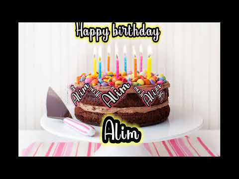 Alim Birthday song with the name birthday songs #birthdaysongwithname #birthdaysong #aalim