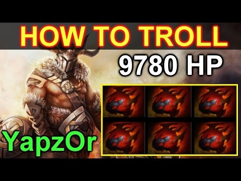 YapzOr Centaur - Dota 2: How to Troll @ 6 Hearts 9780HP