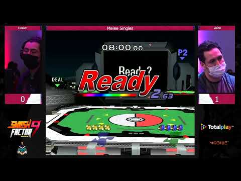 Valdo (Fox) vs Dealer (Falco) - Smash Factor 9 Melee Singles Pools