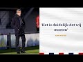 Adrie Koster • 'Het is duidelijk dat wij moeten' • #WILPEC
