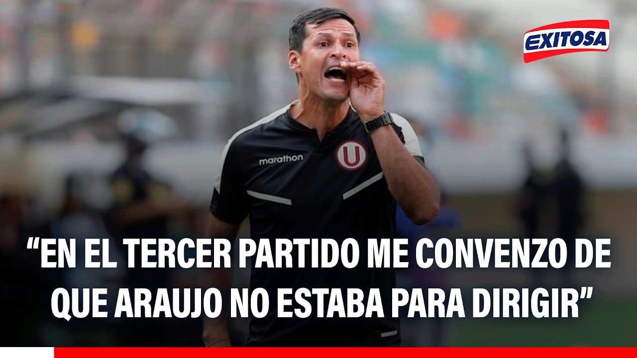 🔴🔵 Jorge Araujo no demostró bagaje para seguir siendo DT de la ‘U’, señala Carlos Panez
