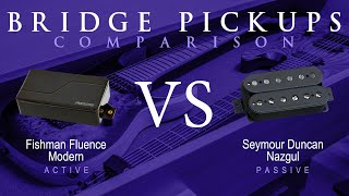 Video thumbnail for Fishman FLUENCE MODERN (ceramic) vs Seymour Duncan NAZGUL - Bridge Pickup Guitar Tone Comparison by Mike Stamper