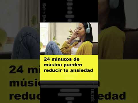 🎧 24 minutos de música pueden reducir tu ansiedad #shorts