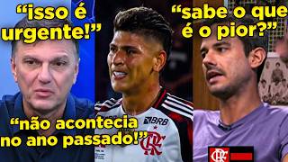 🚨NINGUÉM ENTENDE O PROBLEMA DO FLAMENGO! MAURO CÉZAR E MÍDIA REAGEM A DERROTA DO FLA!