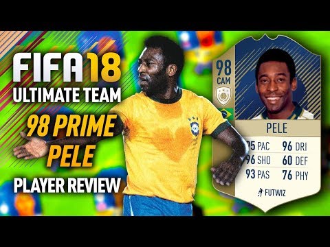 FIFA 18 PRIME PELE (98) *ICON* PLAYER REVIEW! FIFA 18 ULTIMATE TEAM!