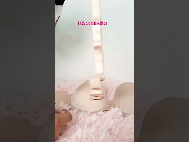 Vídeo relacionado con CheChury Sujetador Sin Aros Mujer Sujetador Sin Costuras Push up Relleno Cómodo Suave Cuello en V Sujetadores Cobertura Completa Sujetadores Básicos Diario Push Up Elástico Bralette Brasier de Dormir