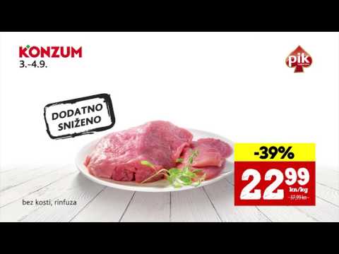 Konzum Vikend akcija 3. - 4.9.