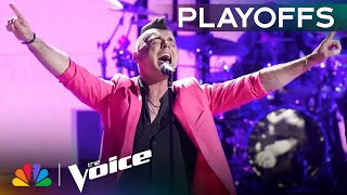 Bryan Olesen Has CHARISMA and It Shows with His Performance of Africa | The Voice Playoffs | NBC