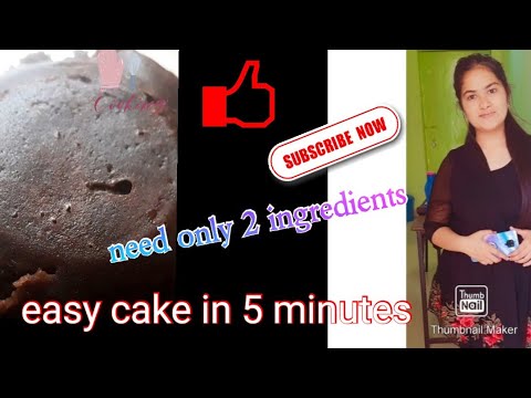 easy cake in 5 minutes