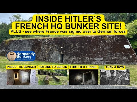 INSIDE WOLFSSCHLUCHT III HITLER BUNKER SITE IN FRANCE