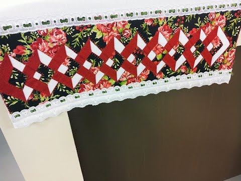 Programa Arte Brasil - 23/12/2015 - Deize Costa - Pano de Copa com Barrado Trançado