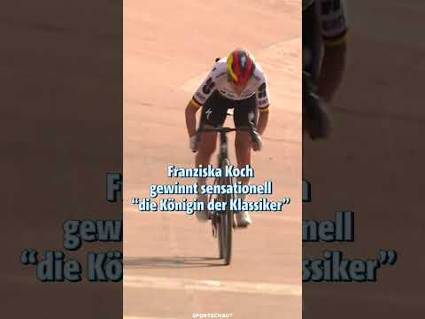 Video Thumbnail: Franziska Koch gewinnt Paris-Roubaix | Sportschau #shorts