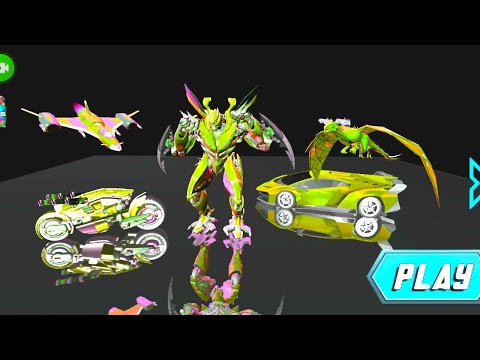 GRAND ROBOT BIKE TRANSFORM CITY ATTACK - Android gameplay 😍