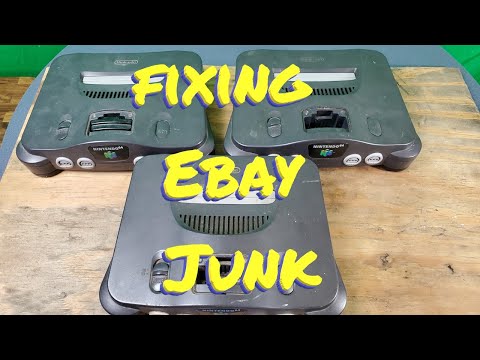 Fixing Junk from Ebay. Nintendo 64 no video