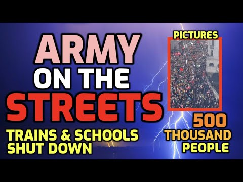 Army Deployed! Trains & Schools Shut Down! 500k People In The Streets! – Patrick Humphrey