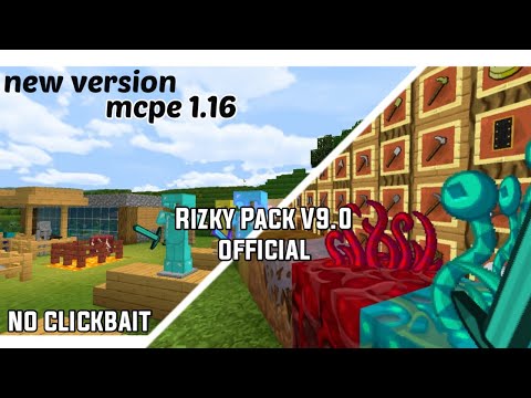 Muhammad Rizky - Update Rizky pack V9.0 official || Minecraft PE 1.14//1.16 || Faithfull 128x128 || No Clickbait