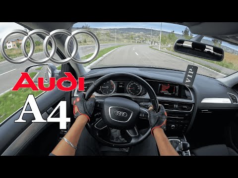 AUDI A4 B8 Facelift | 2.0 TDI 177 HP Quattro S Tronic | POV Test Drive 4K