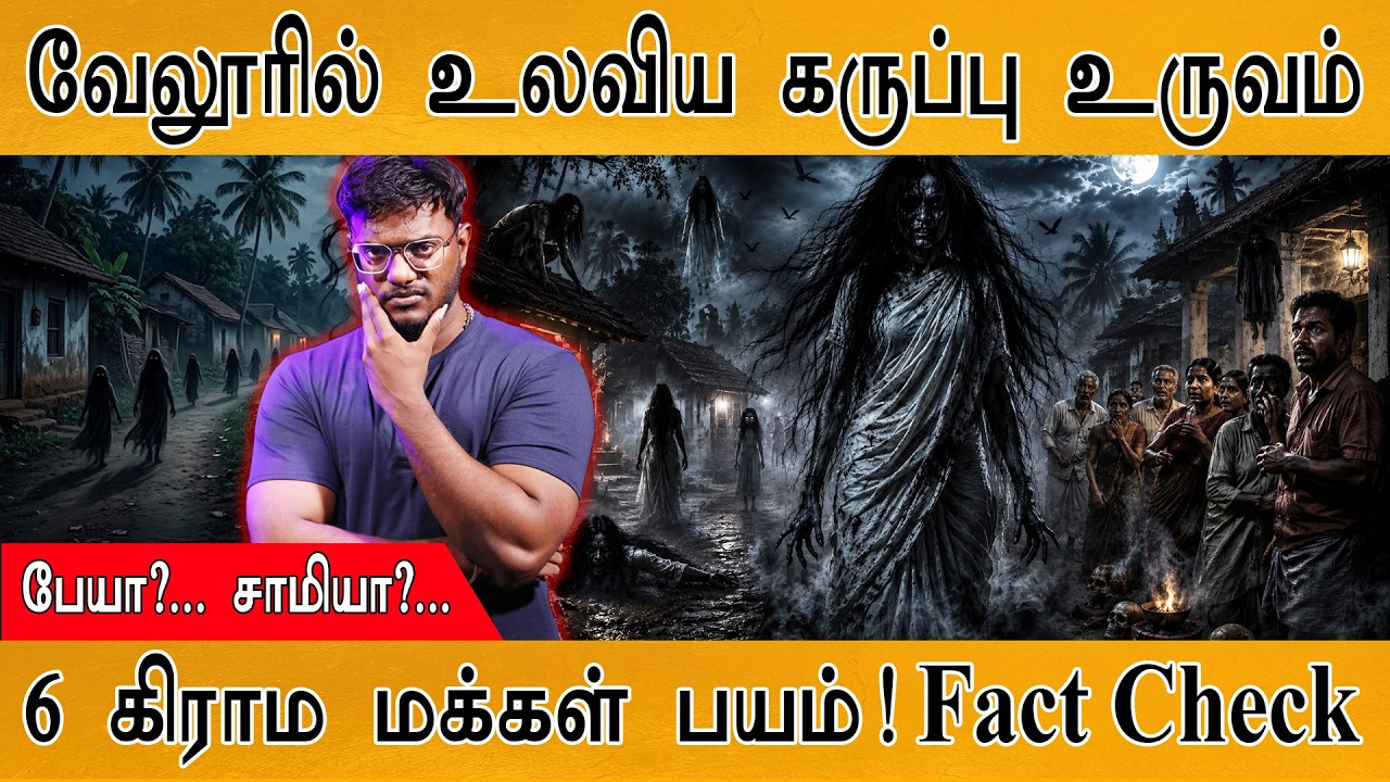 வேலூரில் உலவிய கருப்பு உருவம் | 6 கிராம மக்கள் பயம்! Fact 