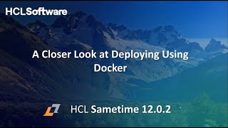 Deploying HCL Sametime Using Docker