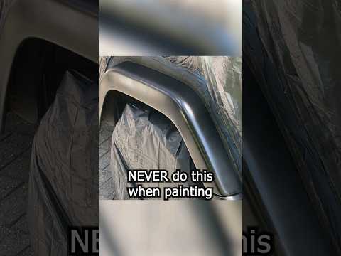 NEVER Do This When Painting Plastic Trim! #CarPainting #HowTo #Shorts