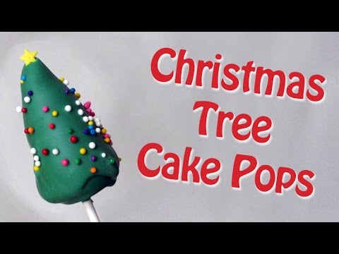 Christmas Tree Cake Pops Tutorial