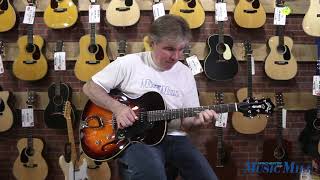 Video thumbnail for Guild T-50 Slim Vintage Sunburst Hollowbody Electric Guitar DEMO - MANCHESTER MUSIC MILL by Manchester Music Mill