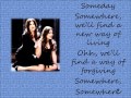 Somewhere (There's a Place for us) lyrics ...