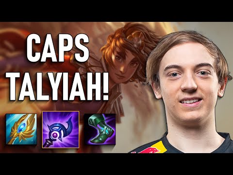 CAPS IS A MENACE! G2 Caps Talyiah Mid vs. Swain - EUW CHALLENGER GAMEPLAY Patch 13.1 S13