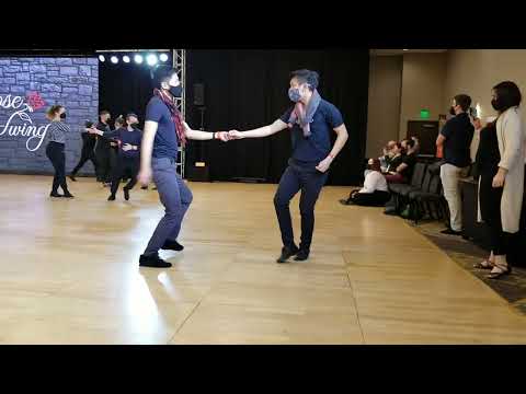 Rose City Swing 2022 Open Dopperganger Finals Jeffrey Huynh and Hewson Ju