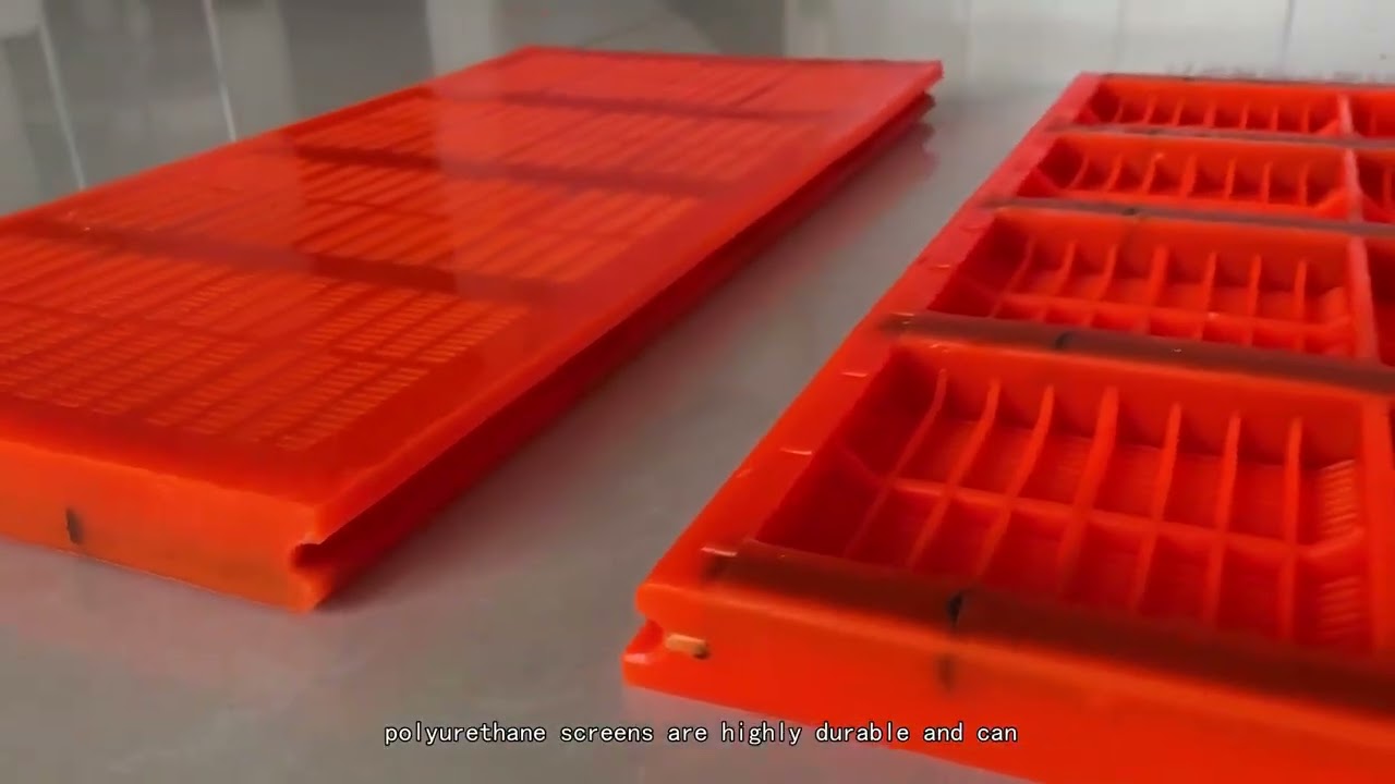 Polyurethane Tensioned Screen Mesh for Mining Vibrating Screens