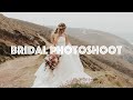 BTS Editorial Bridal Photoshoot St Agnes Beacon Cornwall Jessica Apps Photography