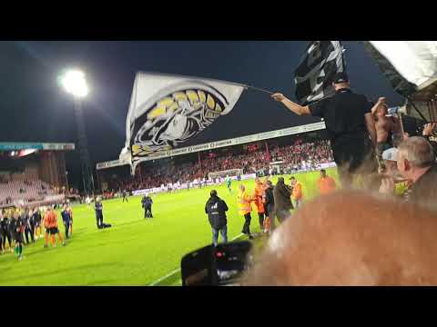 Chant fin de match courtrai vs Charleroi