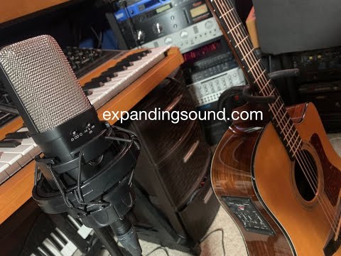 Warm Audio WA-14 Condenser Mic, Acoustic guitar demo before recording, using a Taylor 710 CE