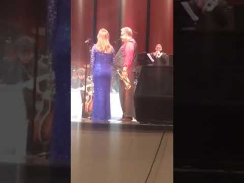 Jon Faddis warming up with The Dillard Jazz band