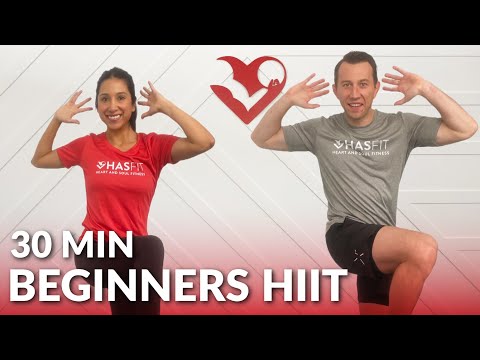 30 Min Beginners HIIT Workout for Fat Loss at Home with Weights - 30 Minute Low Impact No Jumping