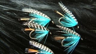 Tying a Teal Blue & Silver (Wet Fly) with Davie McPhail.