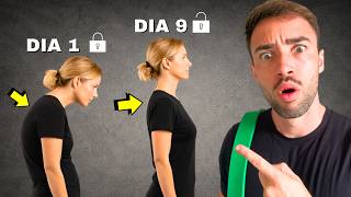 Como fazer o MELHOR exercício para Corrigir Postura em casa em 4 minutos