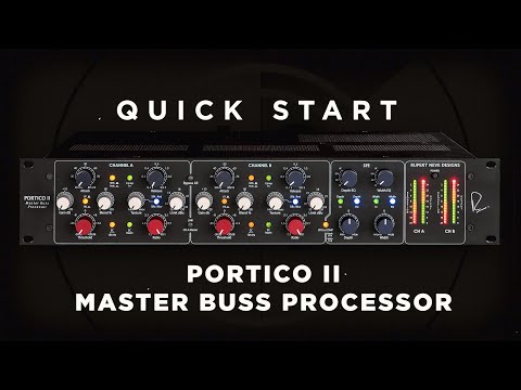 Quick Start: The Portico II Master Buss Processor