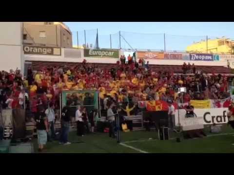 Scarlets fans at Toulon