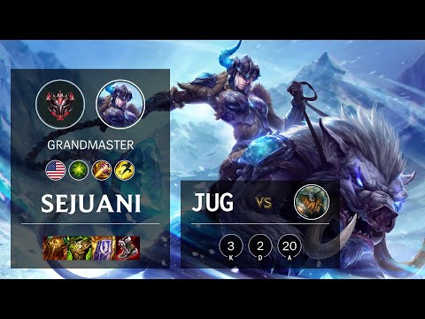 Sejuani Jungle vs Olaf - NA Grandmaster Patch 11.3