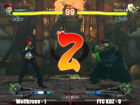 WolfKrone vs FYC KDZ SBR SSF4 Top 32