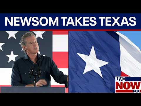 Video | Prop 50: Newsom rallies in Texas over redistricting fight