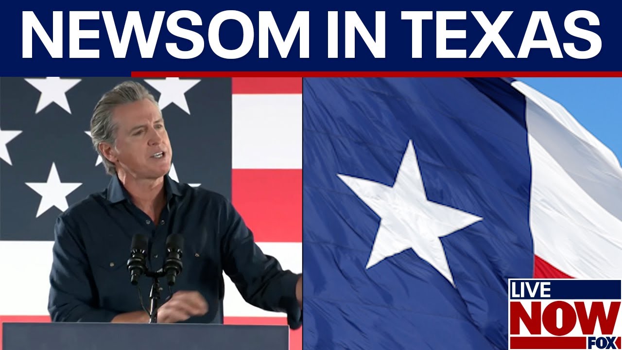 Prop 50: Newsom rallies in Texas over redistricting fight