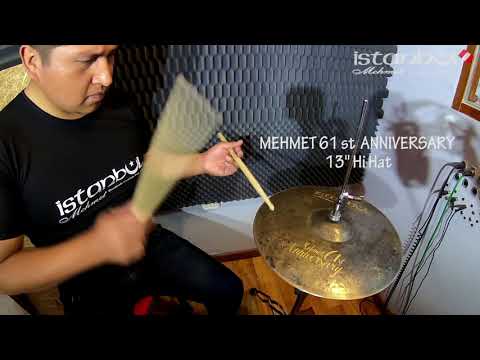 Istanbul Mehmet 13" 61st Anniversary Vintage Hi-Hat Cymbals (Pair) 2010s - Traditional image 10