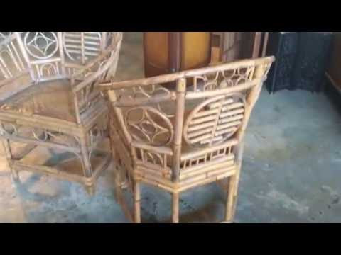 Pair of Brighton Pavilion Style Chinoiserie Chinese Chippendale Chairs