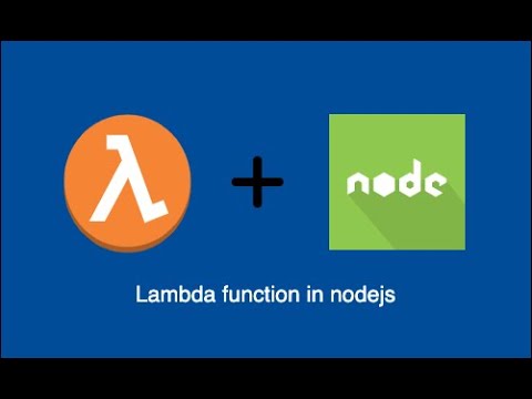 Create A Lambda Function Nodejs Aws Lambda