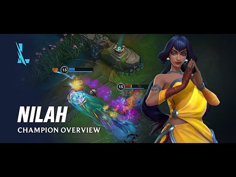 Nilah Champion Overview | Gameplay - League of Legends: Wild Rift - YouTube